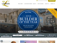 Tablet Screenshot of landonhomes.com